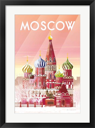 Framed Moscow Print