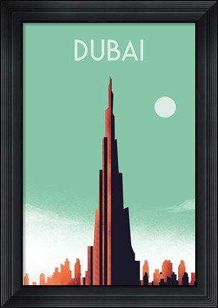 Framed Dubai Print