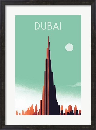 Framed Dubai Print