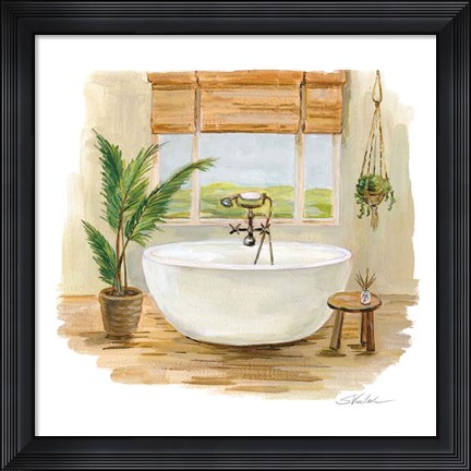 Framed Sunny Spa I Print