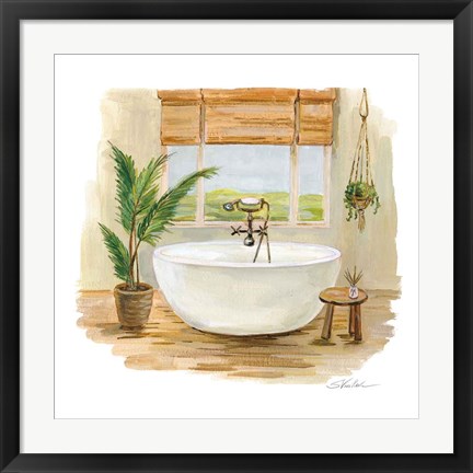 Framed Sunny Spa I Print