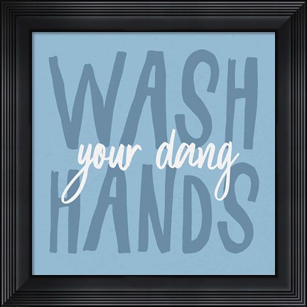Framed Bathroom Advice I Print