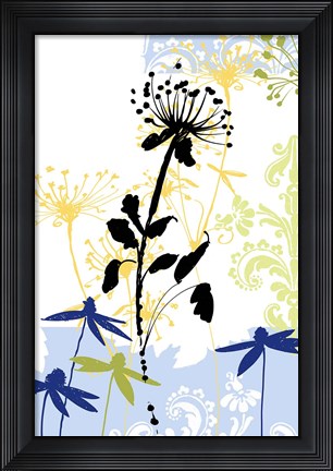 Framed Funky Botanical II No Words Print