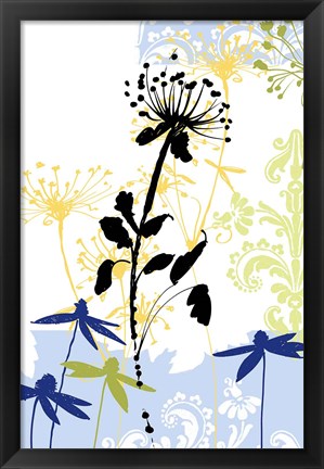 Framed Funky Botanical II No Words Print