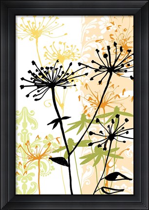 Framed Funky Botanical I No Words Print