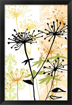 Framed Funky Botanical I No Words Print