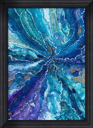 Framed Galactical Blues Print