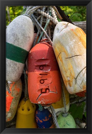 Framed Boat Bumpers II Print