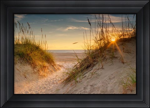 Framed Coastal Dunes Print
