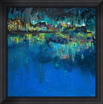 Framed Lake Butler Abstract Print