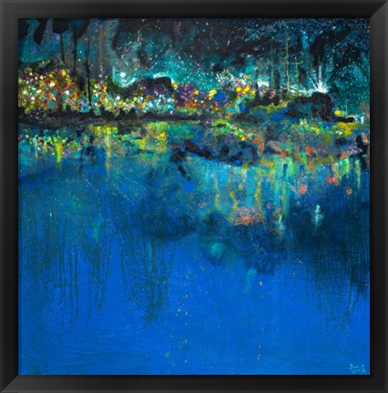 Framed Lake Butler Abstract Print