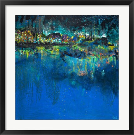 Framed Lake Butler Abstract Print