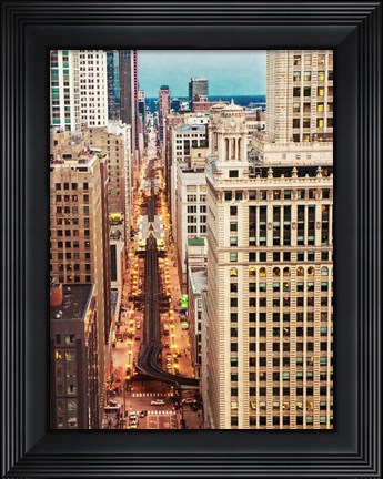 Framed City View Print