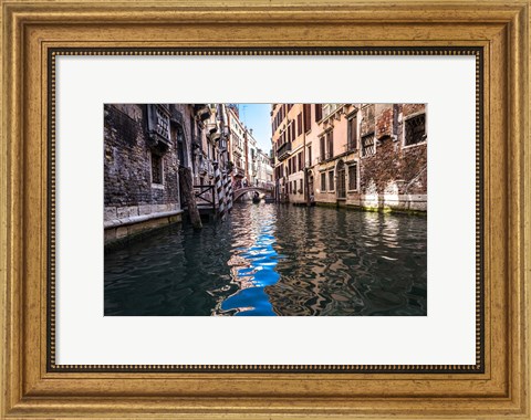Framed Rivers of Venice Print