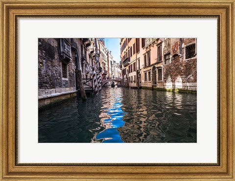 Framed Rivers of Venice Print