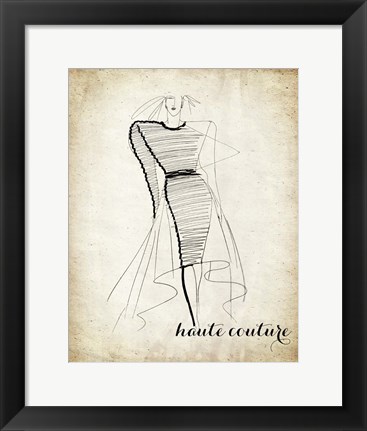 Framed Couture Concepts II Print