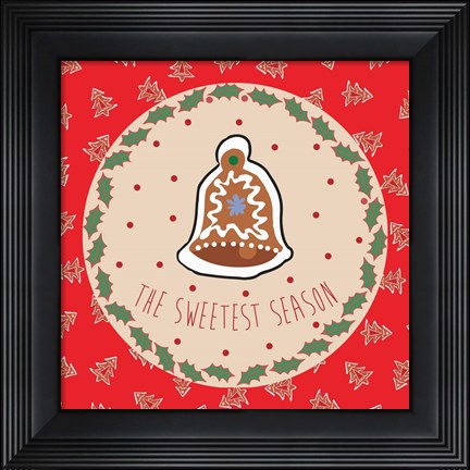 Framed Sweet Christmas II Print