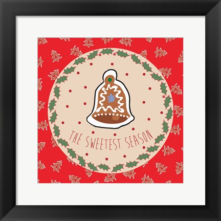 Framed Sweet Christmas II Print