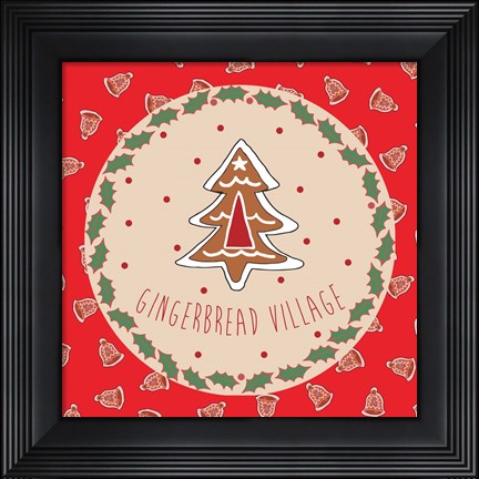 Framed Sweet Christmas III Print