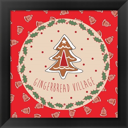 Framed Sweet Christmas III Print