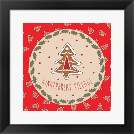 Framed Sweet Christmas III Print