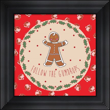 Framed Sweet Christmas IV Print