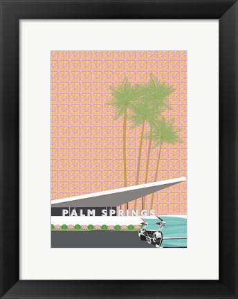 Framed Palm Springs with Convertible Print