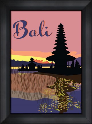Framed Bali Print