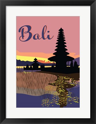 Framed Bali Print