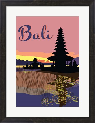 Framed Bali Print