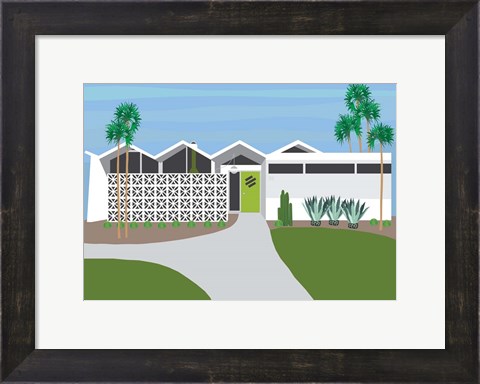 Framed Palm Springs Living I Print