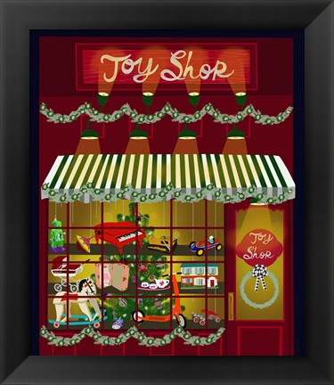 Framed Toy Shop Print