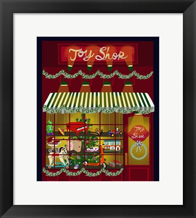 Framed Toy Shop Print