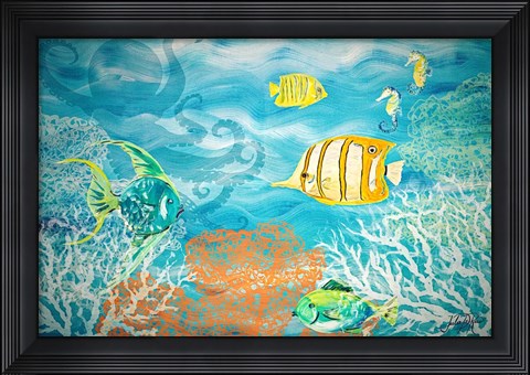Framed Under the Sea Print