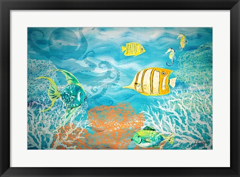 Framed Under the Sea Print