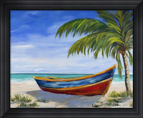 Framed Run Ashore Print