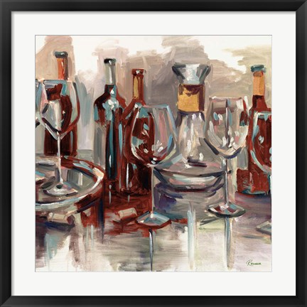 Framed Wine Selections Print