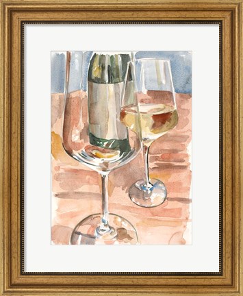 Framed Wine Series I Print