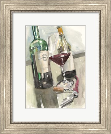 Framed Wine Series II Print