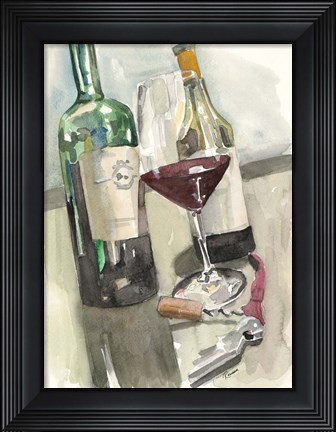 Framed Wine Series II Print