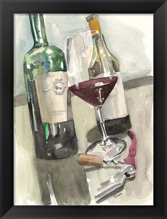 Framed Wine Series II Print