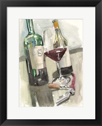 Framed Wine Series II Print