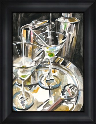 Framed Wine Series III Print