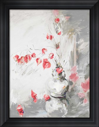 Framed Red Roses I Print