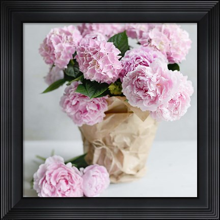 Framed Pink Blooms Print