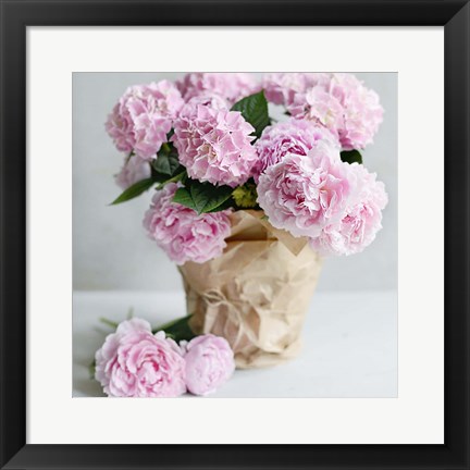 Framed Pink Blooms Print