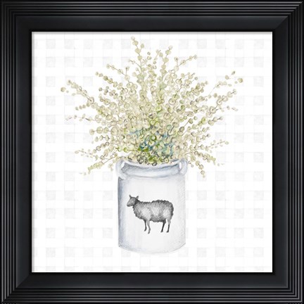 Framed Farm Herbs I Print