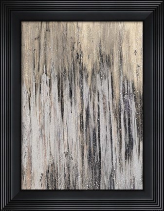 Framed Downtown Blizzard I Print