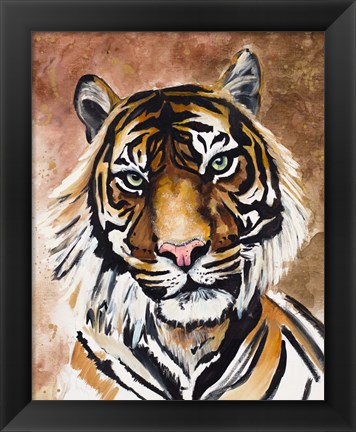 Framed Tiger Print