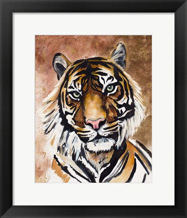 Framed Tiger Print